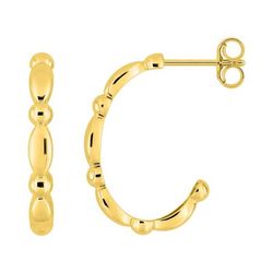 Pendientes Oro 18kts Argyor MRM (18)2.7444.00 Aro Abierto Eslabones Ovalados