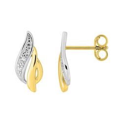 Pendientes Oro 18kts Argyor MRM (18)2.7510.Z3 Hoja Circonitas