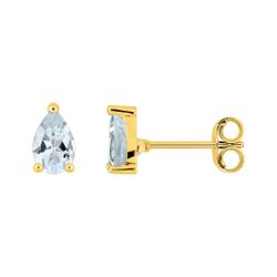 Pendientes Oro 18kts Argyor MRM (18)8194.2M Piedra Aguamarina 0,68ct