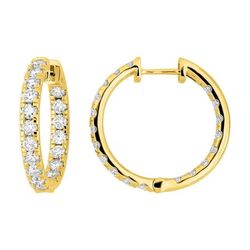 Pendientes Oro 18kts Argyor MRM (18)DS2027.20 Aro Diamantes Laboratorio 2,05ct