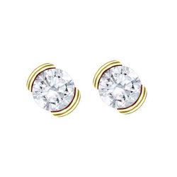 Pendientes Oro 18kts Argyor MRM 3,00mm (18)75A0010 2 Diamantes