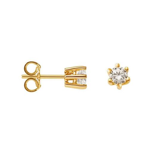 Boucles d'oreilles en or 18 carats Argyor MRM 4,25 mm (18)75A0102Z-4,25 mm Zircone