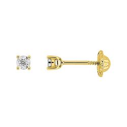 Pendientes Oro 18kts Argyor MRM Bebé (18)QC261XB4V Diamantes 0,03ct Tuerca