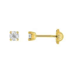 Pendientes Oro 18kts Argyor MRM Bebé (18)QC262XB4V Diamantes 0,05ct Tuerca