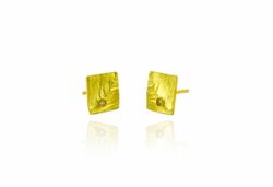 Pendientes Oro 18kts Arior Doble Hoja Con Diamantes 3640951SP
