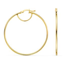 Pendientes Oro 18kts Aro En Brillo A98-4315 43x1,5mm