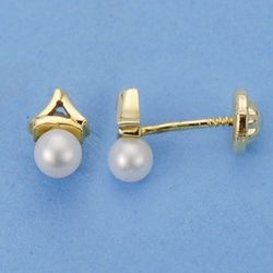 Złote kolczyki Bebe z 18-karatowego złota 319-9971