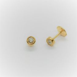 Pendientes Oro 18kts Con Brillante 0,62cts B1/1658/16