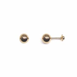 Pendientes Oro 18kts Dormilona Bola 3mm B144/110/3