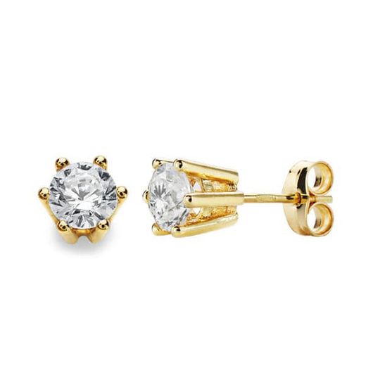 Pendientes Oro 18kts Garras 6,5X6,5mm 18685-1OA