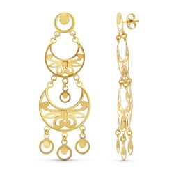 Pendientes Oro 18kts Laser Mate 15439