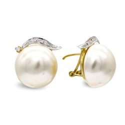 Pendientes Oro 18kts 16mm 3311-1 Perla