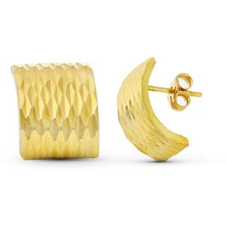 Pendientes Oro 18kts Tallados 15209