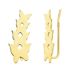 Pendientes Oro 18kts Trepadores Mariposas 20X9mm 21123