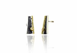 Pendientes Oro 18kts Y Plata Arior Alda Con Diamante 3641130XP