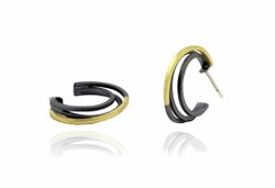 Pendientes Oro 18kts Y Plata Arior Aro Circunvalación 3641320XP