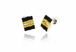 Pendientes Oro 18kts Y Plata Arior Delta Con Diamantes 3640976XPP
