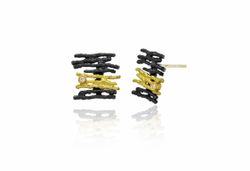 Pendientes Oro 18kts Y Plata Arior Diluvi Con Diamantes 3641021XPP