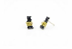 Pendientes Oro 18kts Y Plata Arior Diluvi Con Diamantes 3641036XP