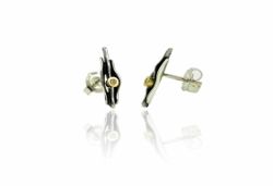 Pendientes Oro 18kts Y Plata Arior Fi Con Diamantes 3641120XP