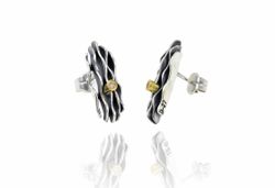 Pendientes Oro 18kts Y Plata Arior Fi Con Diamantes 3641139XP