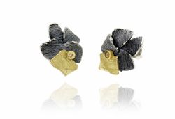 Pendientes Oro 18kts Y Plata Arior Summum Redondas Con Diamantes 3641042XP