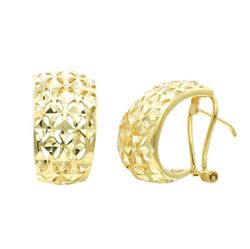 Orecchini in oro 9kt 17x10mm 9K20211-1 Intagliati