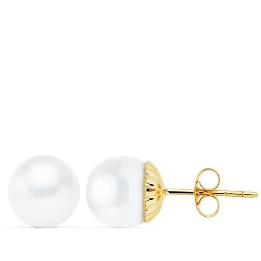 9kt Gold Earrings 9.9-5mm 9K18586 Pearl
