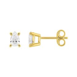 Pendientes Oro 9Kts (9)9KLGD139Y Diamantes Laboratorio 0,38ct