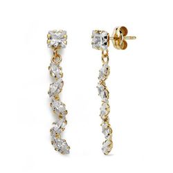 Pendientes Oro 9kts 9K15732-OA Circonitas