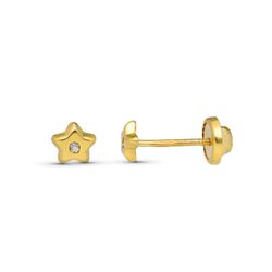 Pendientes Oro 9kts 9KP21231-OA Diamantes 0.02 CTS