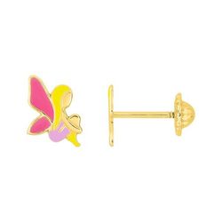 Pendientes Oro 9kts Argyor MRM (9)297458.00 Hada Esmalte Rosa