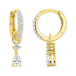 Pendientes Oro 9kts Argyor MRM (9)297501.Z3 Aro Circonitas Colgante Circonitas