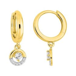 Pendientes Oro 9kts Argyor MRM (9)297502.Z3 Aro Colgante Circonitas