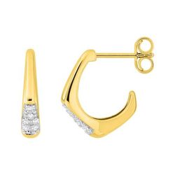 Pendientes Oro 9kts Argyor MRM (9)297504.43 Medio Aro Diamante 0,10ct