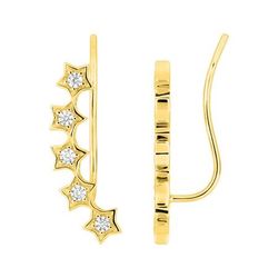 Pendientes Oro 9kts Argyor MRM (9)297506.Z0  Estrellas Circonitas