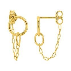 Pendientes Oro 9kts Argyor MRM (9)297507.00 Círculo Colgante Cadena