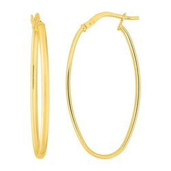 Pendientes Oro 9kts Argyor MRM (9)9K3909.3 Aro Ovalado En Brillo