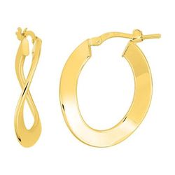 Pendientes Oro 9kts Argyor MRM (9)9K9072.2  Aro Liso En Brillo