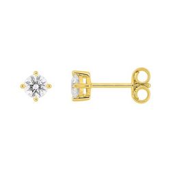 Pendientes Oro 9kts Argyor MRM (9)9KLGD242Y Diamante Laboratorio 0,30ct DI.SYN F-VS
