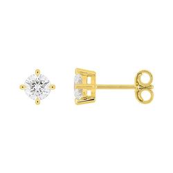 Pendientes Oro 9kts Argyor MRM (9)9KLGD244Y Diamante Laboratorio 0,50ct DI.SYN F-VS