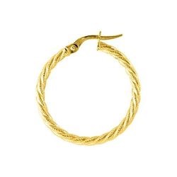 Pendientes Oro 9Kts Argyor MRM Mujer (9)9K3509.2 Aro Entorchado En Brillo