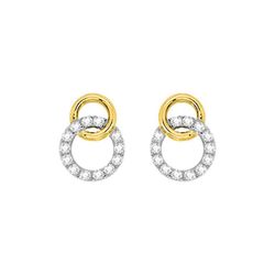 Pendientes Oro Bicolor Blanco 9kts Argyor-MRM (9)293052.Z3 Aros Circonitas