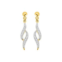 Pendientes Oro Bicolor Blanco 9kts Argyor-MRM (9)293054.Z3 Circonitas