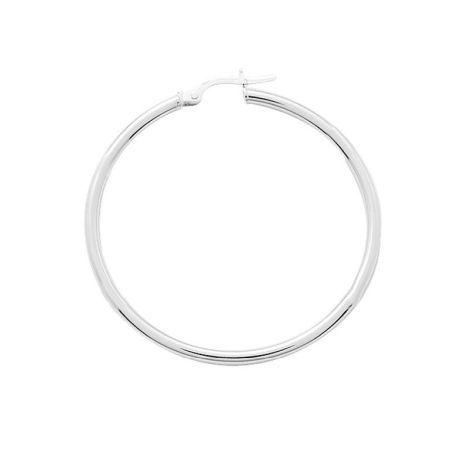 Pendientes Oro Blanco 18krs Argyor MRM Mujer (18)2535.7G Aro liso En Brillo