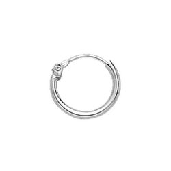 Pendientes Oro Blanco 18krs Argyor MRM Mujer (18)3010.6G Aro Liso En Brillo