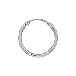 Pendientes Oro Blanco 18krs Argyor MRM Mujer (18)3060.6G Aro Liso En Brillo