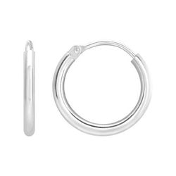 Pendientes Oro Blanco 18krs Argyor MRM Mujer (18)3065G Aro Liso En Brillo