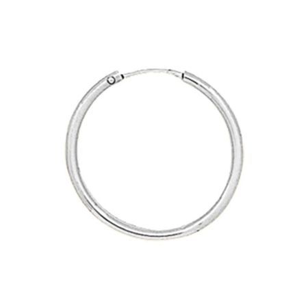 Pendientes Oro Blanco 18krs Argyor MRM Mujer (18)3085G Aro Liso En Brillo