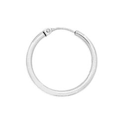 Pendientes Oro Blanco 18krs Argyor MRM Mujer (18)3090G Aro Liso En Brillo